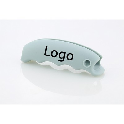 Silicone Bag Grip Handle with Keyhole