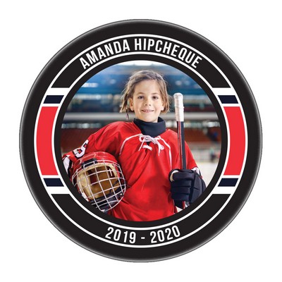 Official Size Professional Hockey Puck (1-sided)