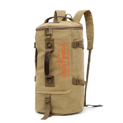 Canvas Backpacks Casual Daypack Outdoor Duffel Bag