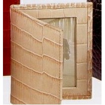 Pocket Leather Bi Fold Frame (2 1/2"x3 3/8")