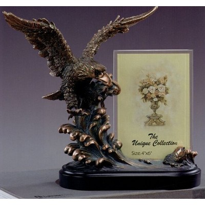 Eagle on Waves Picture Frame Award (10.5"x9.5")