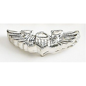 Pilot's Wings Marken Design Quick Ship Cast Lapel Pin (Up to 3/4")