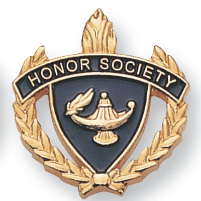 1" Honor Society Academic Award Pin