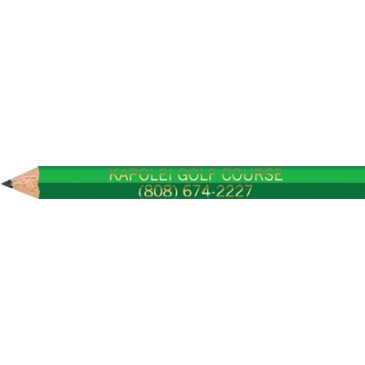 Neon Green Hexagon Golf Pencils