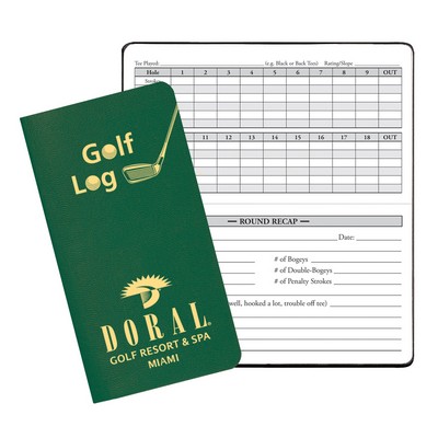 Golf Log w/ Leatherette Cover