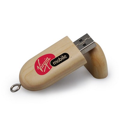 Wooden High Speed USB 2.0 Flash Drive (256MB)