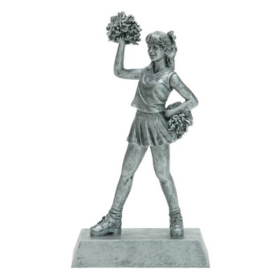 Cheerleader, Female Figure - Large Signature Figurines - 8" Tall