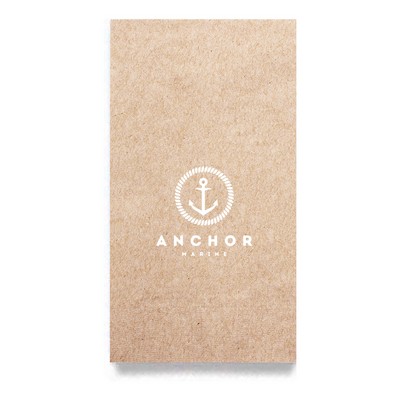 Foil Stamped 1 Ply Kraft Dinner Napkin - 1/8 Fold