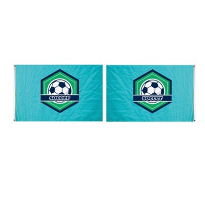 Double Sided Full Color Nylon Flag - 2' x 3'