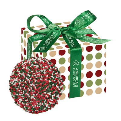 Chocolate Covered Oreo® Favor Box - Holiday Nonpareil Sprinkles