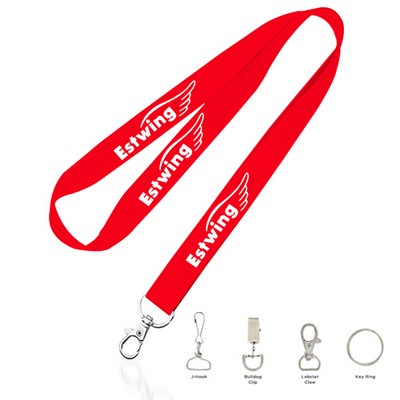 1/2" Custom Polyester Lanyard