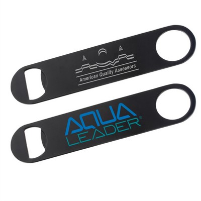 Matte Black Powder Coated Bottle Opener