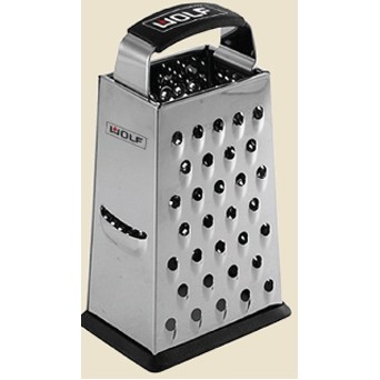 3.5" 4-Sided Box Grater w/Ergo Handle