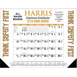 Contractor's 12-Sheet Desk Pad Calendar (Thru 4/30)