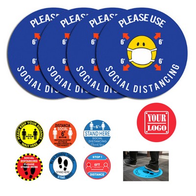 Social Distancing Floor Stickers