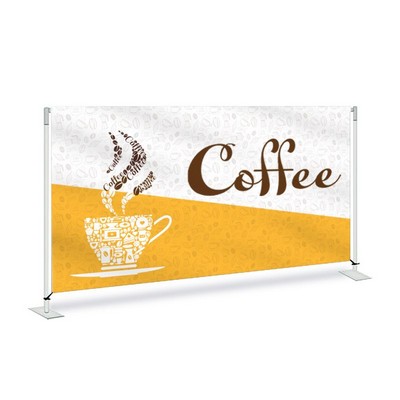 Coffee Pre Printed Fabric Barrier 72" x 36" x 13.5 - Design 2