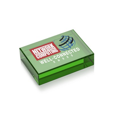 VividPrint™ Paperweight - Abbott Green 3"x4"