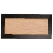 Black Tile Frame w/3 Ceramic Tiles (8 7/8"x 20 5/8")