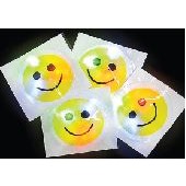 3" Light Up Smiley Face Sticker