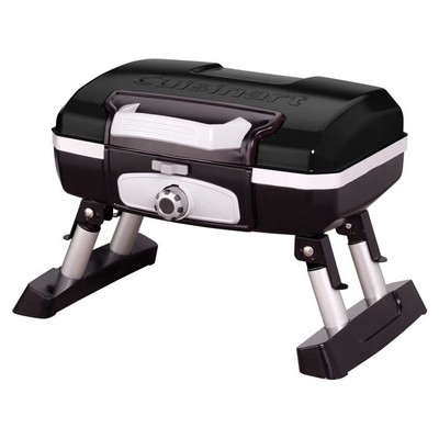 Cuisinart Outdoors Petite Gourmet Portable Tabletop Gas Grill, Black