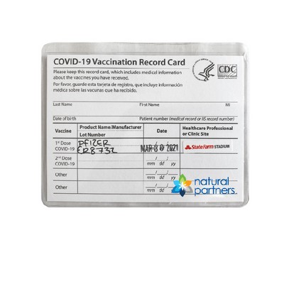 Vaccine Card CDC Card badge holder