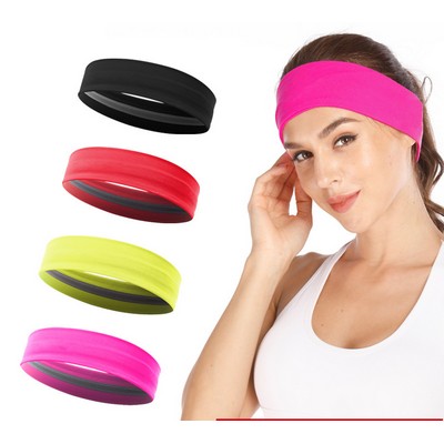 Non-Slip Elastic Sweat Band Head Bands for Women