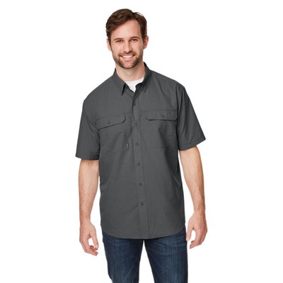 DRI DUCK Men's Crossroad Dobby Short-Sleeve Woven Shirt