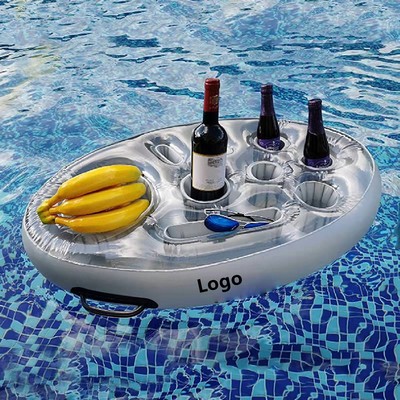 Inflatable Floating Drink Holder for Pool Swimming Pool Accessories