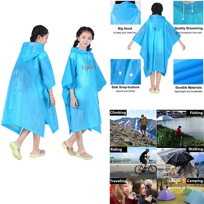 Children Rain Poncho