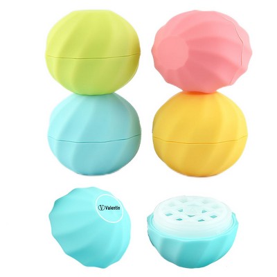 Empty Lip Balm Sphere Container