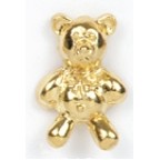 Teddy Bear w/Heart Stock Casting Lapel Pin