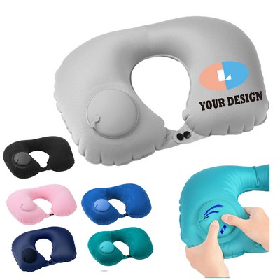 Inflatable Travel Neck Support Pillow