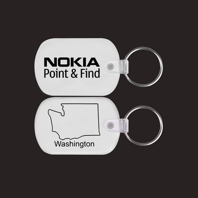 Washington Map PVC Key Holder