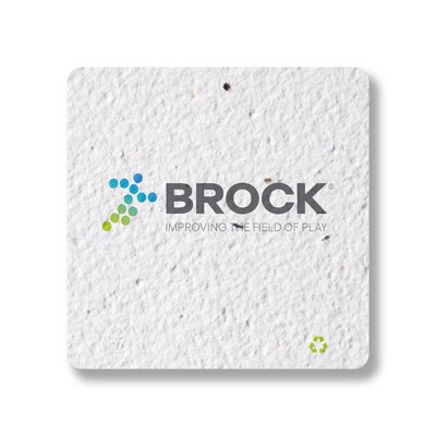 Square Seed Paper Business Card