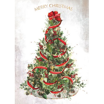 Oh Shimmering Christmas Tree Greeting Card