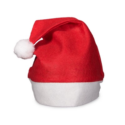 Red Blank Felt Santa Hat