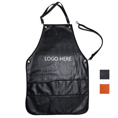 Professional PU Leather Apron Salon Barbers Cape