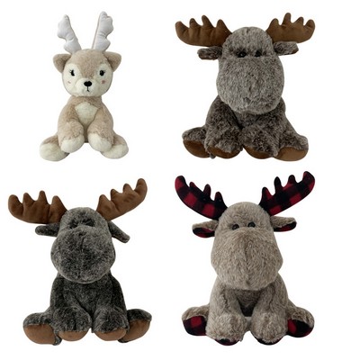 Plush Tech Buddy Pillow - Stuffed Reindeer Toys