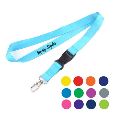 Custom Detachable Polyester Lanyard