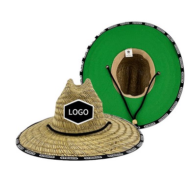 Pier-side Lifeguard Beach Sun Straw Hat