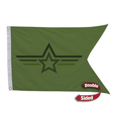 2' x 3' Polyester Guidon Flag Double-Sided