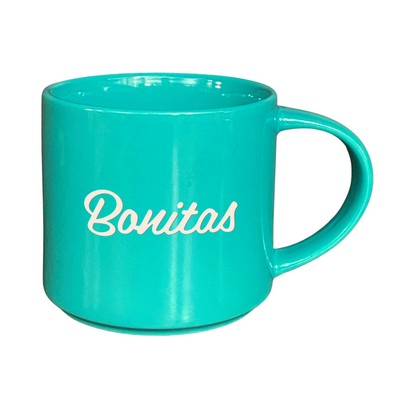 16 Oz. Aqua Norwich Mug