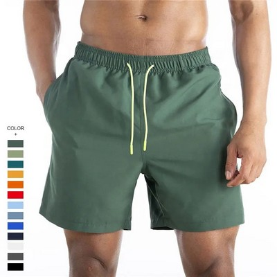 Men Summer Beach Shorts Water Proof Double Nylon Swim Shorts