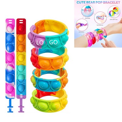 Bubble Pop Bracelet Wristband Fidget Toys