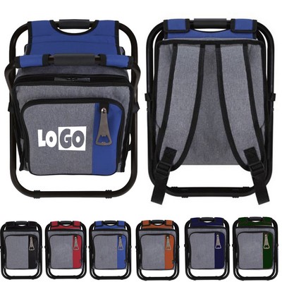 Backpack Cooler Chair With Opener