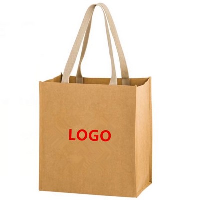 Washable Kraft Paper Tote Bag