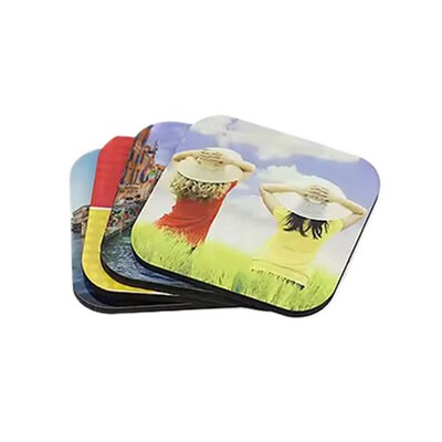 Square Shaped Sublimation MDF Fridge Magnet