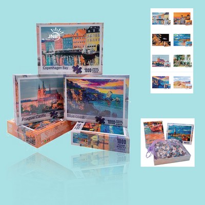 Customized 1000-Piece Full Color Jigsaw Puzzle