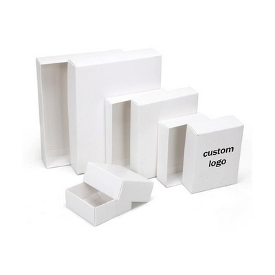 Top Bottom Thick Paper Board White Rigid Box