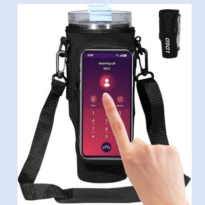 Transparent Touch Screen Water Bottle Bag